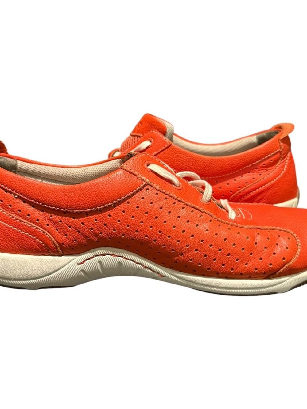 Dansko Hillary Orange Leather Lace Up Sneakers Women's Size 39 EU / 8-8.5 US - Picture 8 of 9